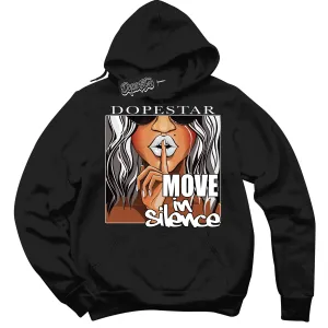 Suede Panda Dunk Sneaker Hoodie Move In Silence Graphic
