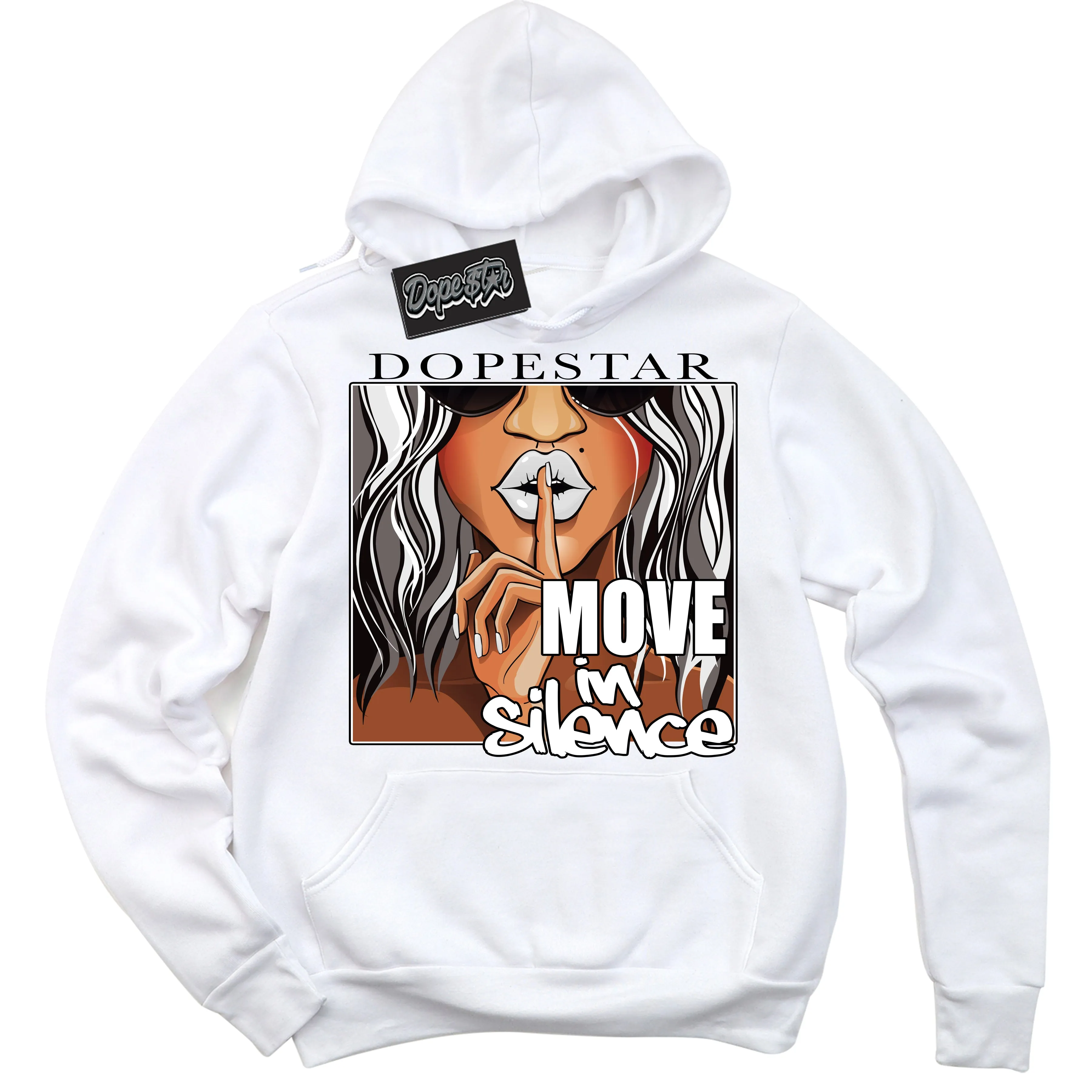 Suede Panda Dunk Sneaker Hoodie Move In Silence Graphic