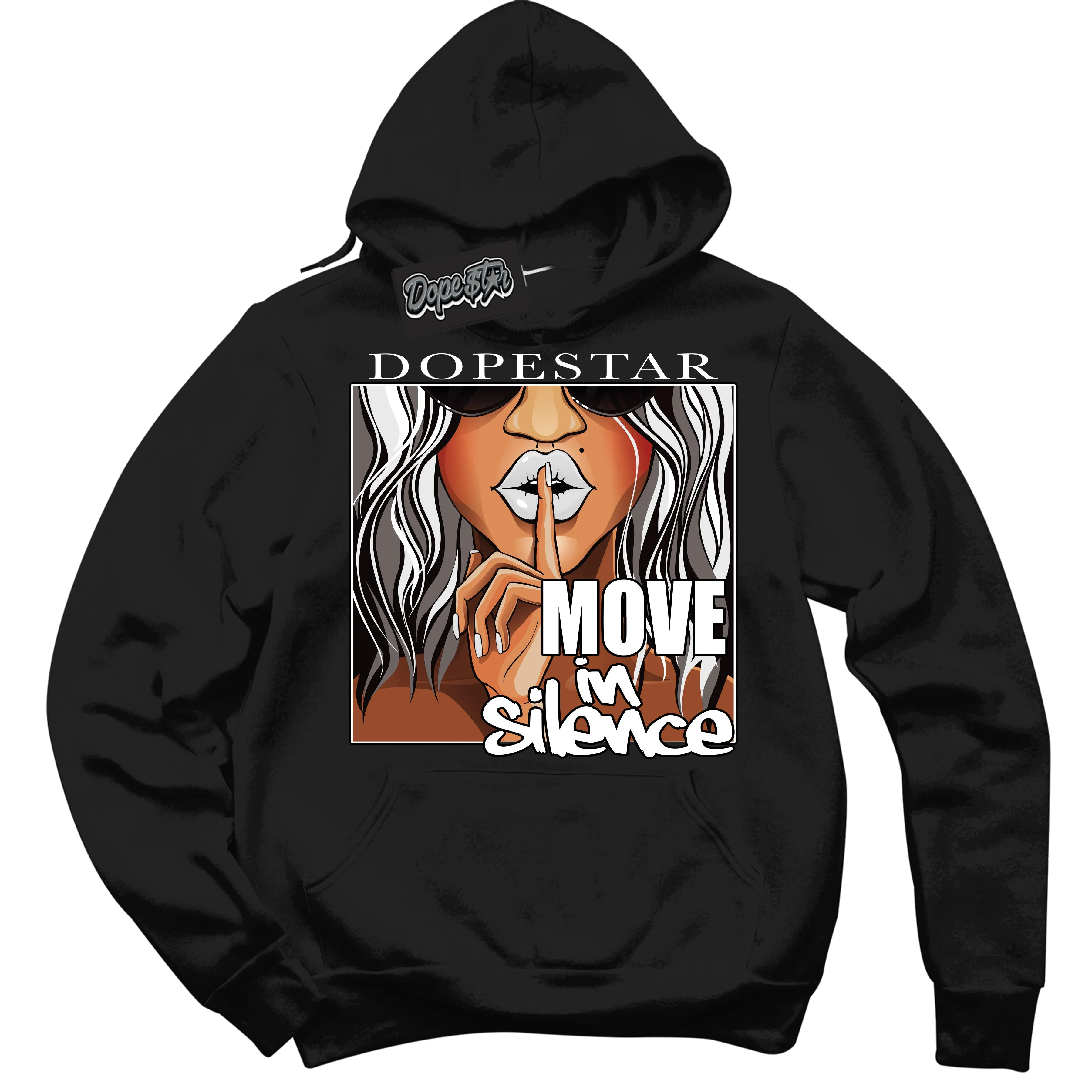 Suede Panda Dunk Sneaker Hoodie Move In Silence Graphic