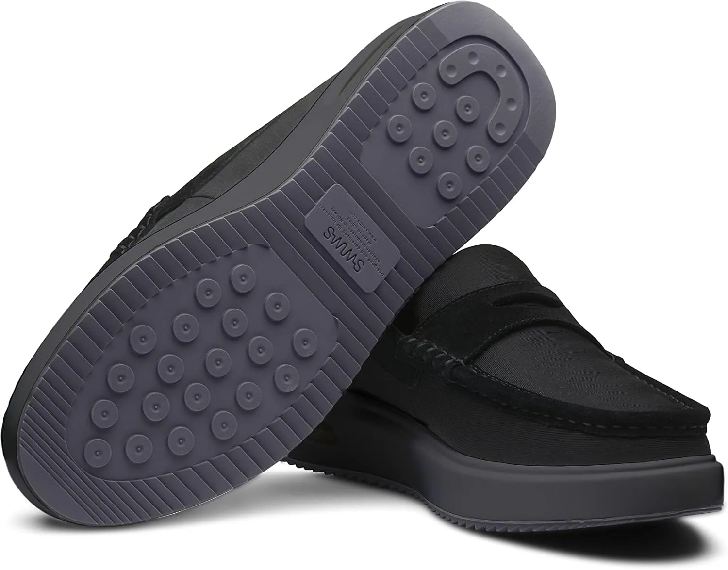 SWIMS Mens Breeze Penny Hybrid Loafers, Mens Casual Slip-Ons Loafer Shoes