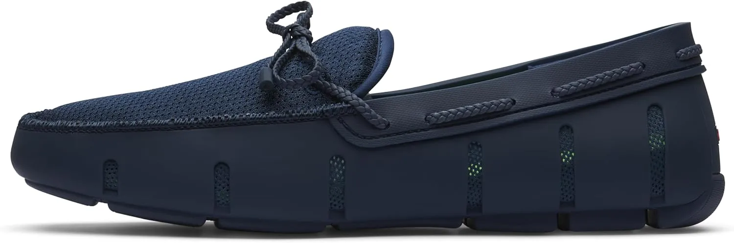 SWIMS Mens Loafers, Braided Lace Casual Slip-Ons Shoes, Fashion Shoe for Beach