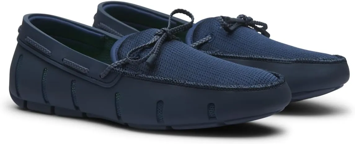 SWIMS Mens Loafers, Braided Lace Casual Slip-Ons Shoes, Fashion Shoe for Beach