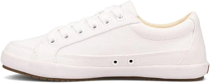 Taos Moc Star 2 Women's Sneaker - Fresh Canvas Design with Removable Footbed, Arch Support and Durable Lightweight Outsole for All Day Walking and Everyday Style