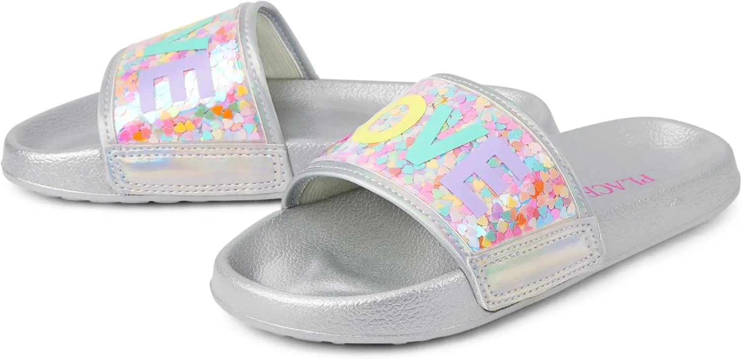 The Children's Place Girls Sporty Slides Sandal