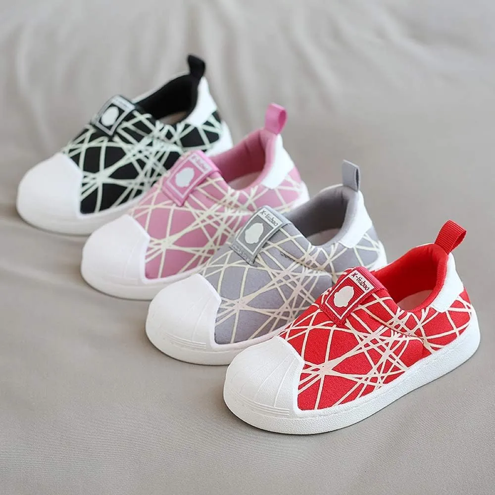 Toddler Boys Girls Sneakers, Outdoor Non-Slip Loafer Shoes（21-30 Months）