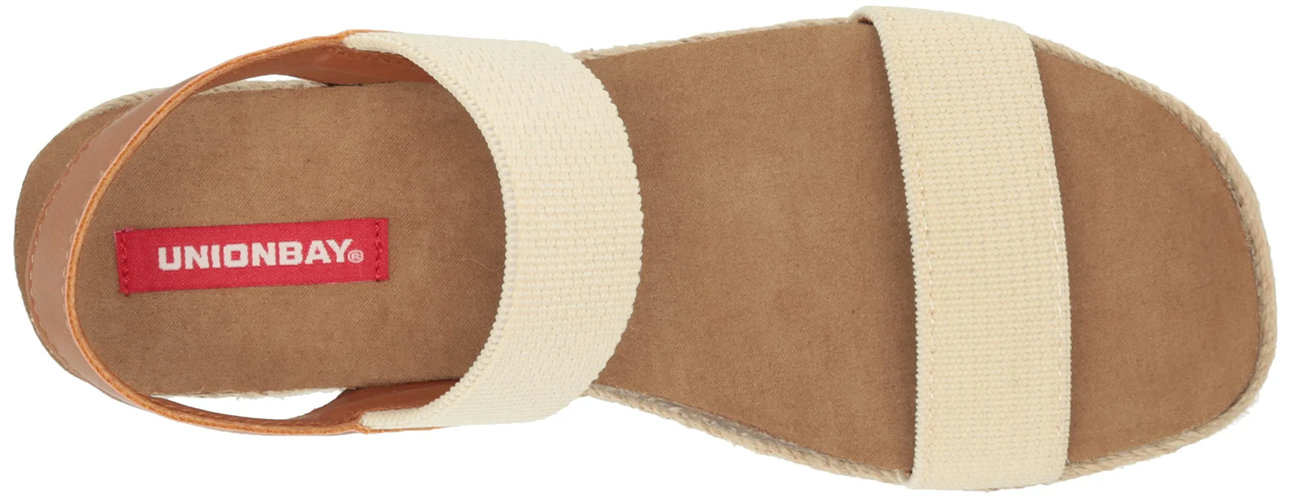 Toe Order now Canvas Wedge UNIONBAY Natural Open Smart-enabled Pamela Fashion Sandals