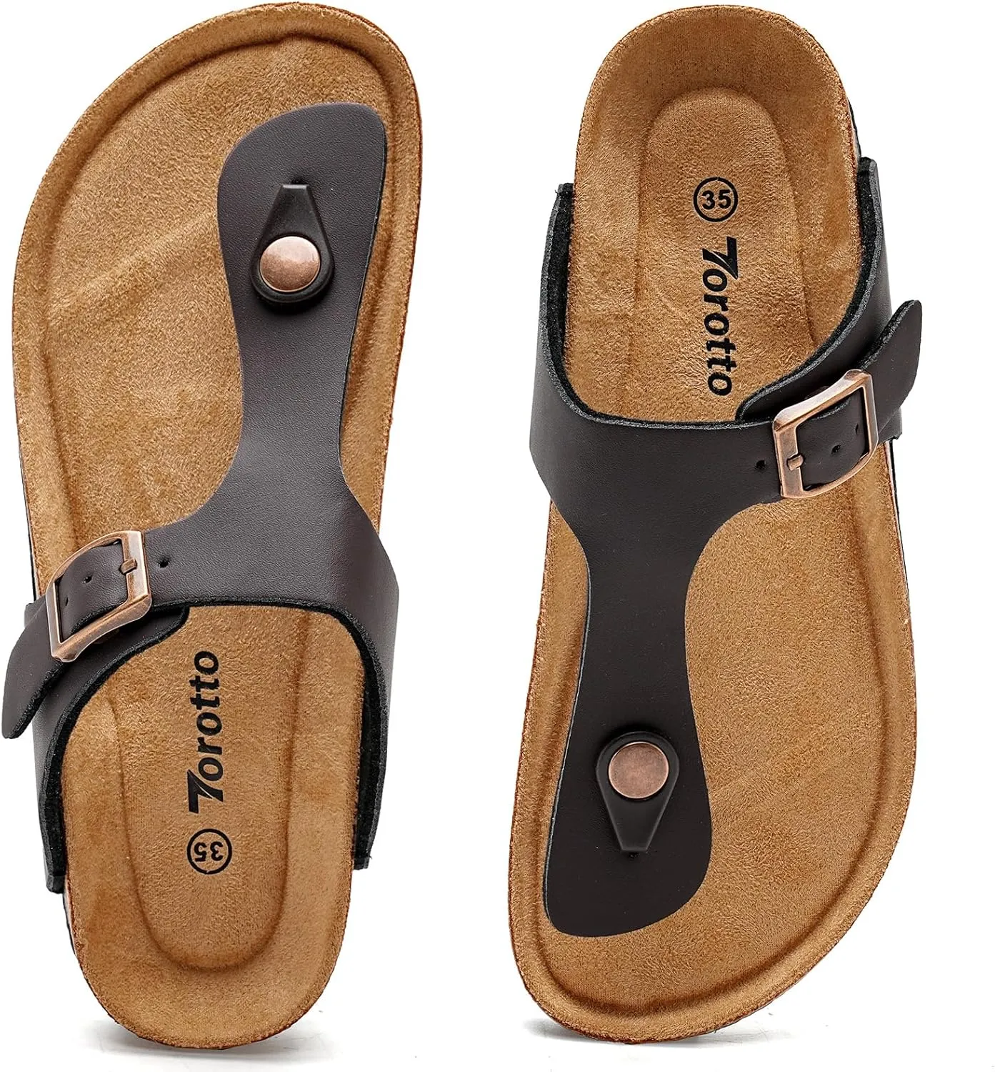 Torotto Boys Girls Glitter Slide Sandals Kids Flip Flops Cork Slipper with Adjustable Straps (Toddler/Little Kid/Big Kid)
