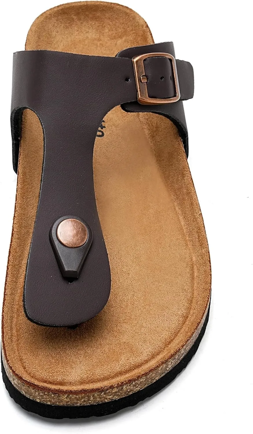 Torotto Boys Girls Glitter Slide Sandals Kids Flip Flops Cork Slipper with Adjustable Straps (Toddler/Little Kid/Big Kid)