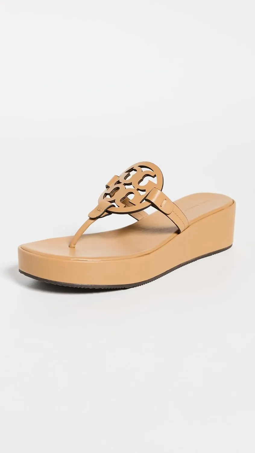 Tory Burch Women's Miller Wedge Sandals 25mm