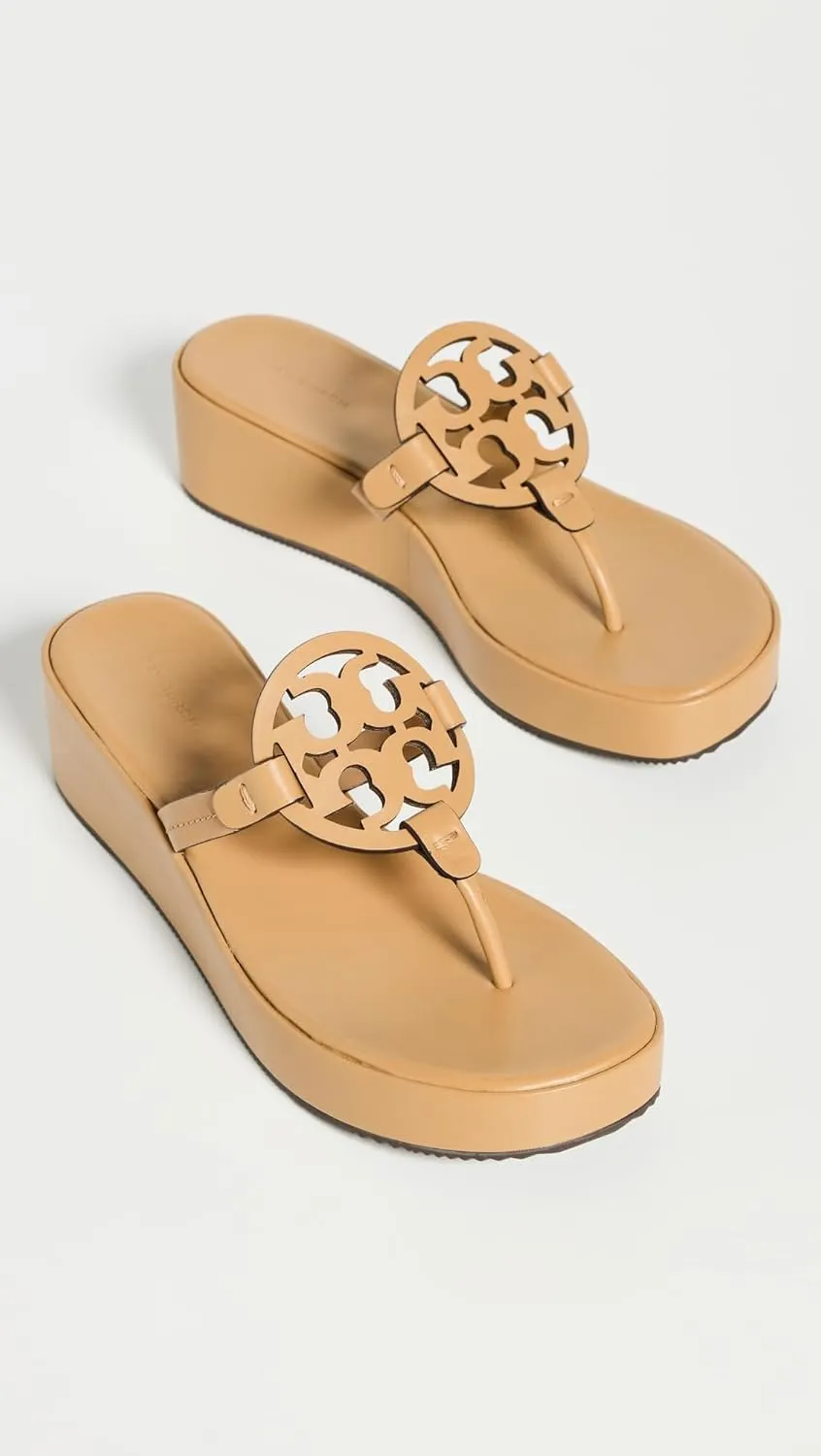 Tory Burch Women's Miller Wedge Sandals 25mm