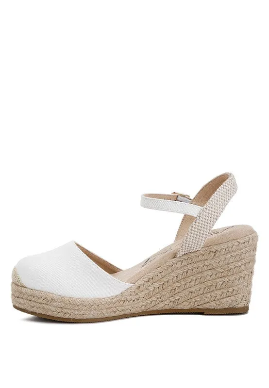 TRAND WEDGE ESPADRILLE SANDALS