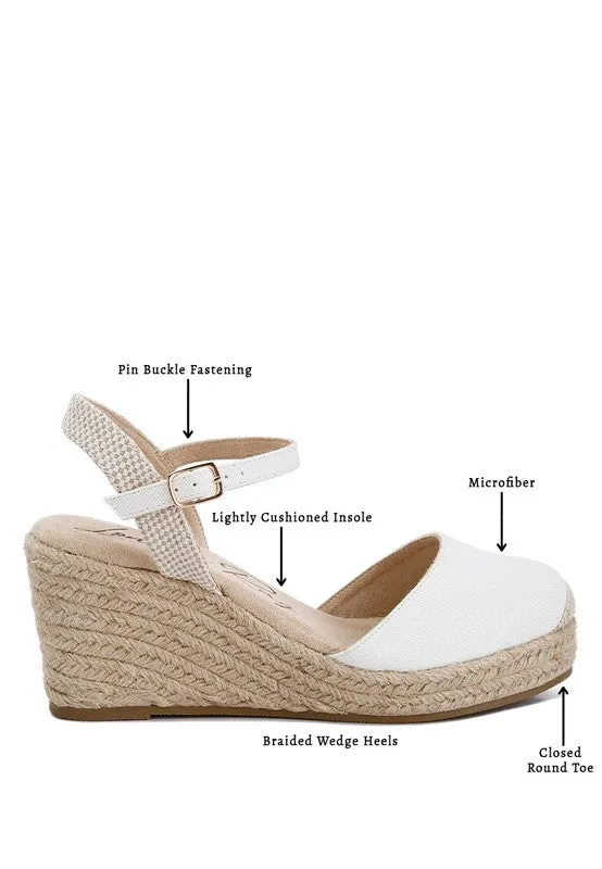 TRAND WEDGE ESPADRILLE SANDALS