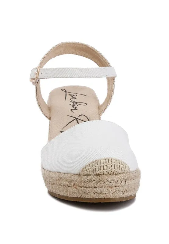 TRAND WEDGE ESPADRILLE SANDALS