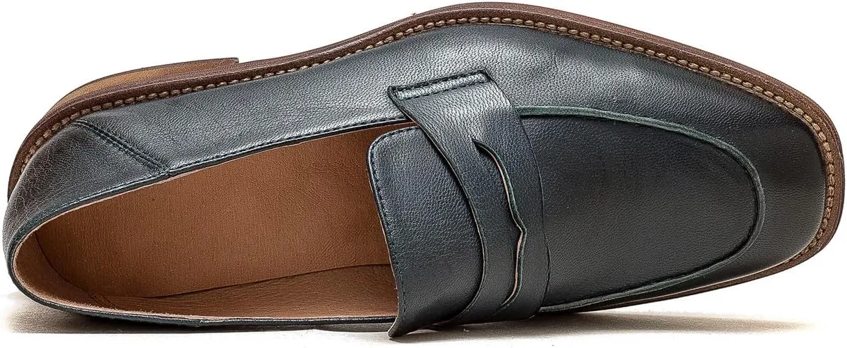 U-lite Women’s Sheepskin Leather Slip-On Loafers - Soft, Comfortable, and Lightweight Shoes with Collapsible Heel