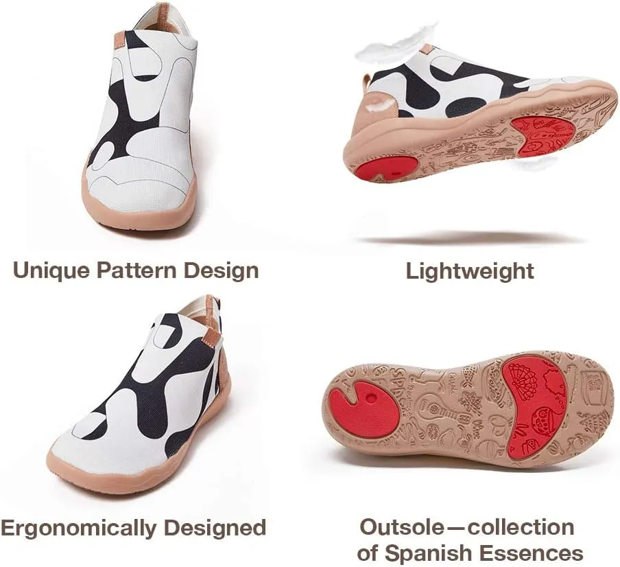 UIN Men's Walking Shoes Slip On Knitted Casual Boots Lightweight Comfort Fashion Sneaker The New Us