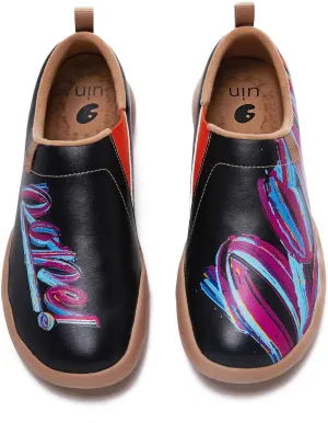 UIN Men's Walking Travel Shoes Slip On Microfiber Casual Loafers Lightweight Comfort Fashion Sneaker