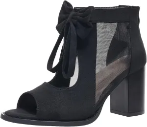 UOQAPRE Chunky Heeled Sandals for Womens Bohemian Cutout Open Toe Summer Block Womens Heeled Party Dress Sandals