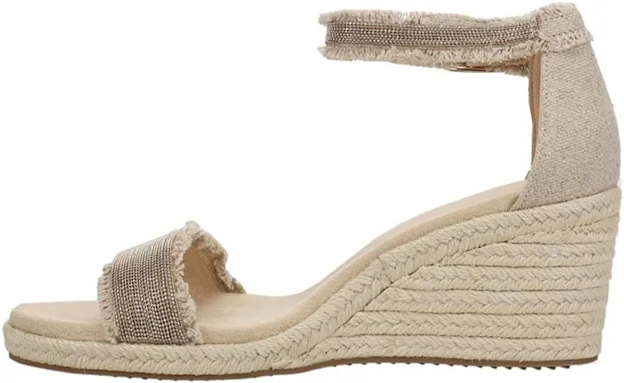 VANELi Womens Layry Ankle Strap Espadrille Casual Sandals Casual Mid Heel 2-3" - Beige