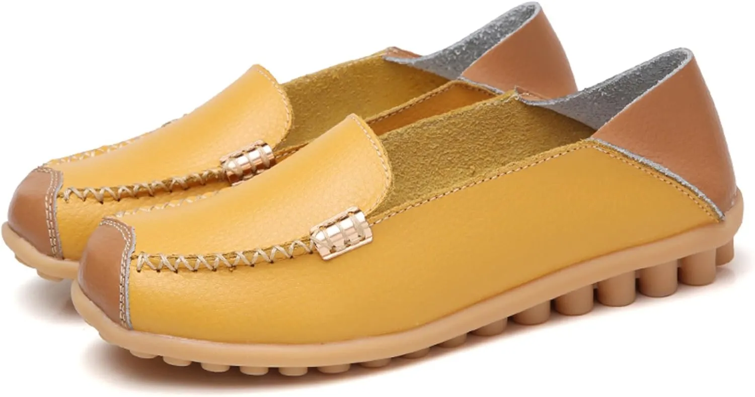 VenusCelia Women's Comfort Walking on Clouds Flat Loafer