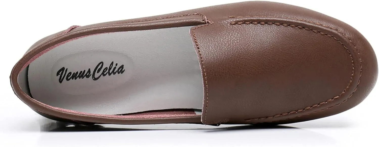 VenusCelia Women's Mulli Walking Flat Shoe