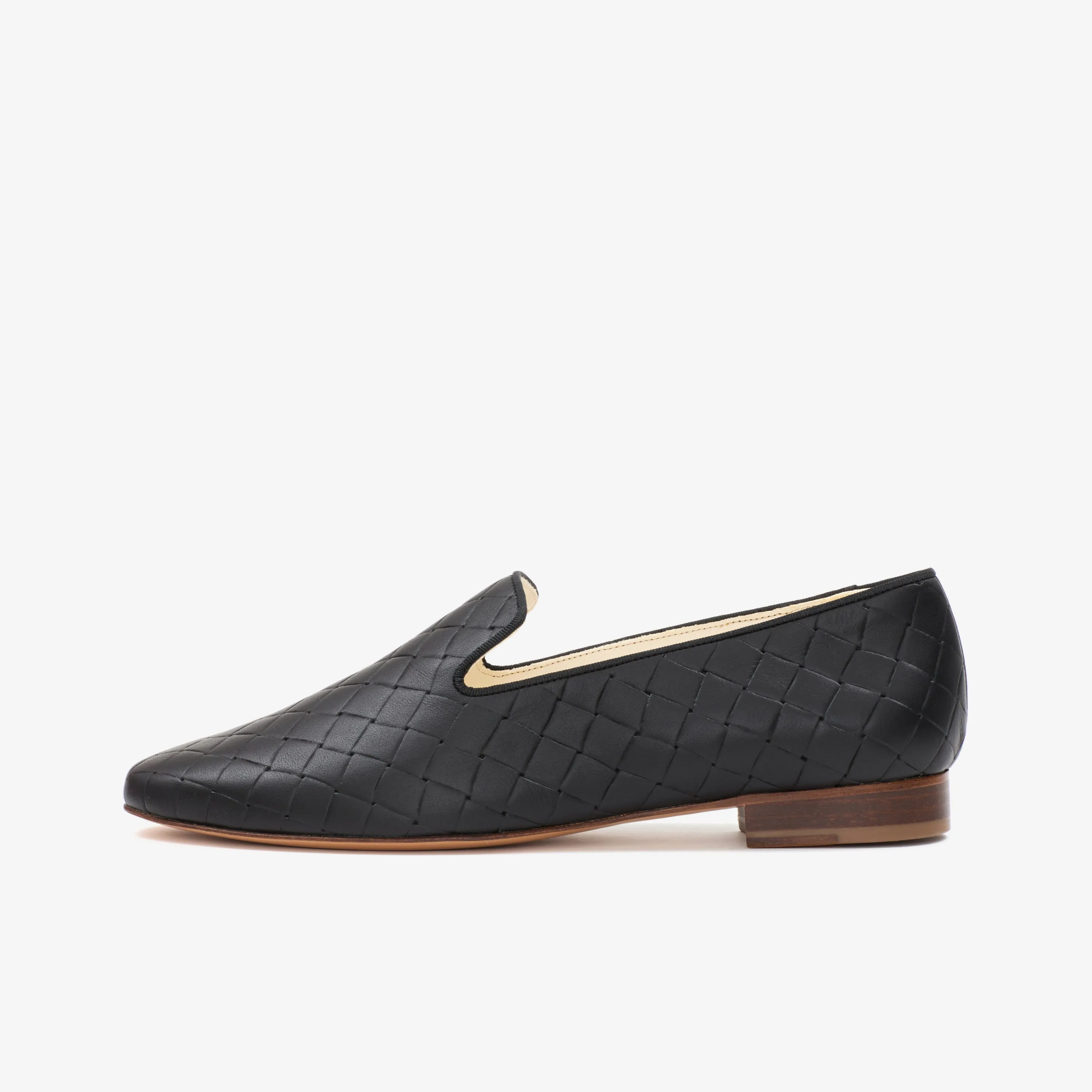 Vincent weaved loafer black
