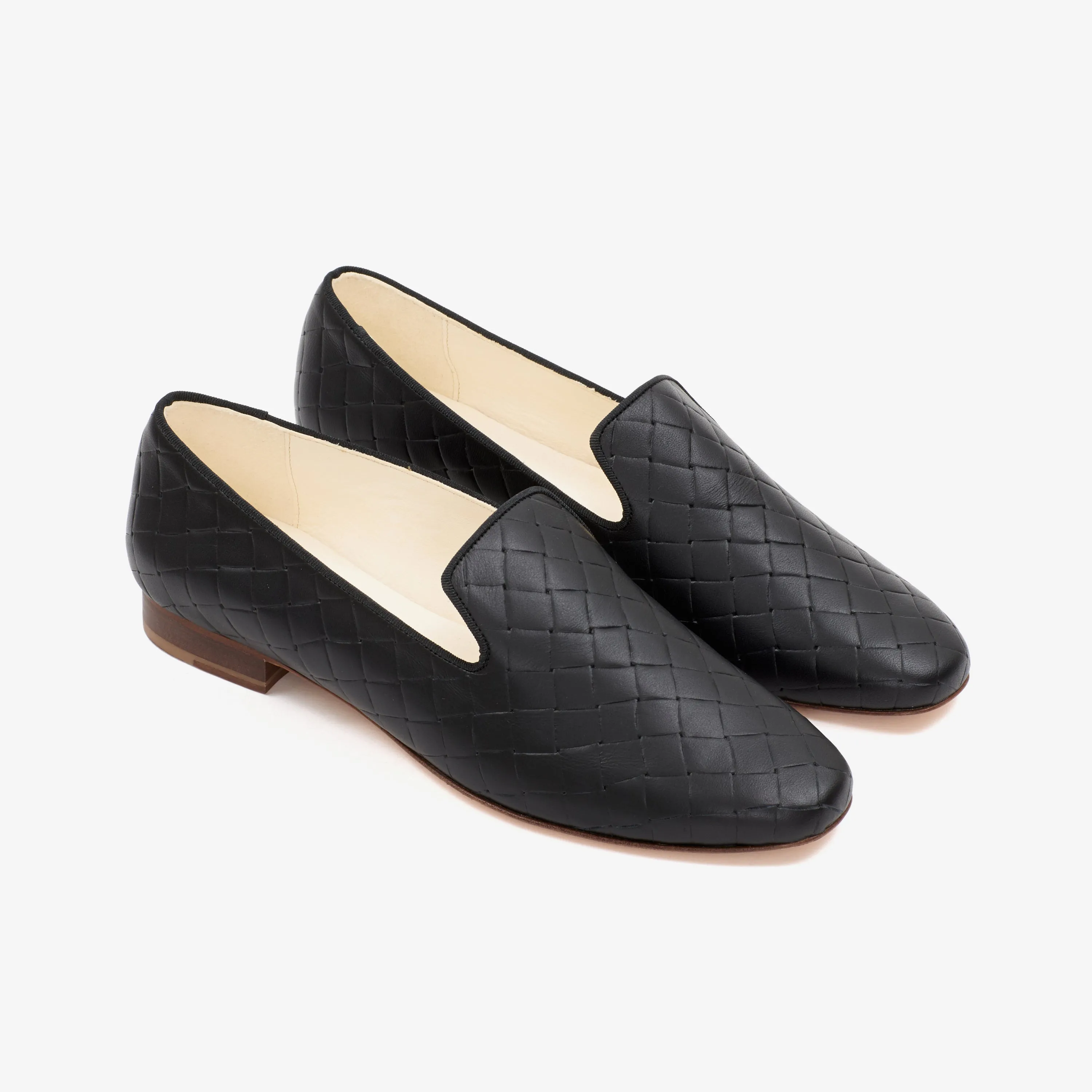 Vincent weaved loafer black