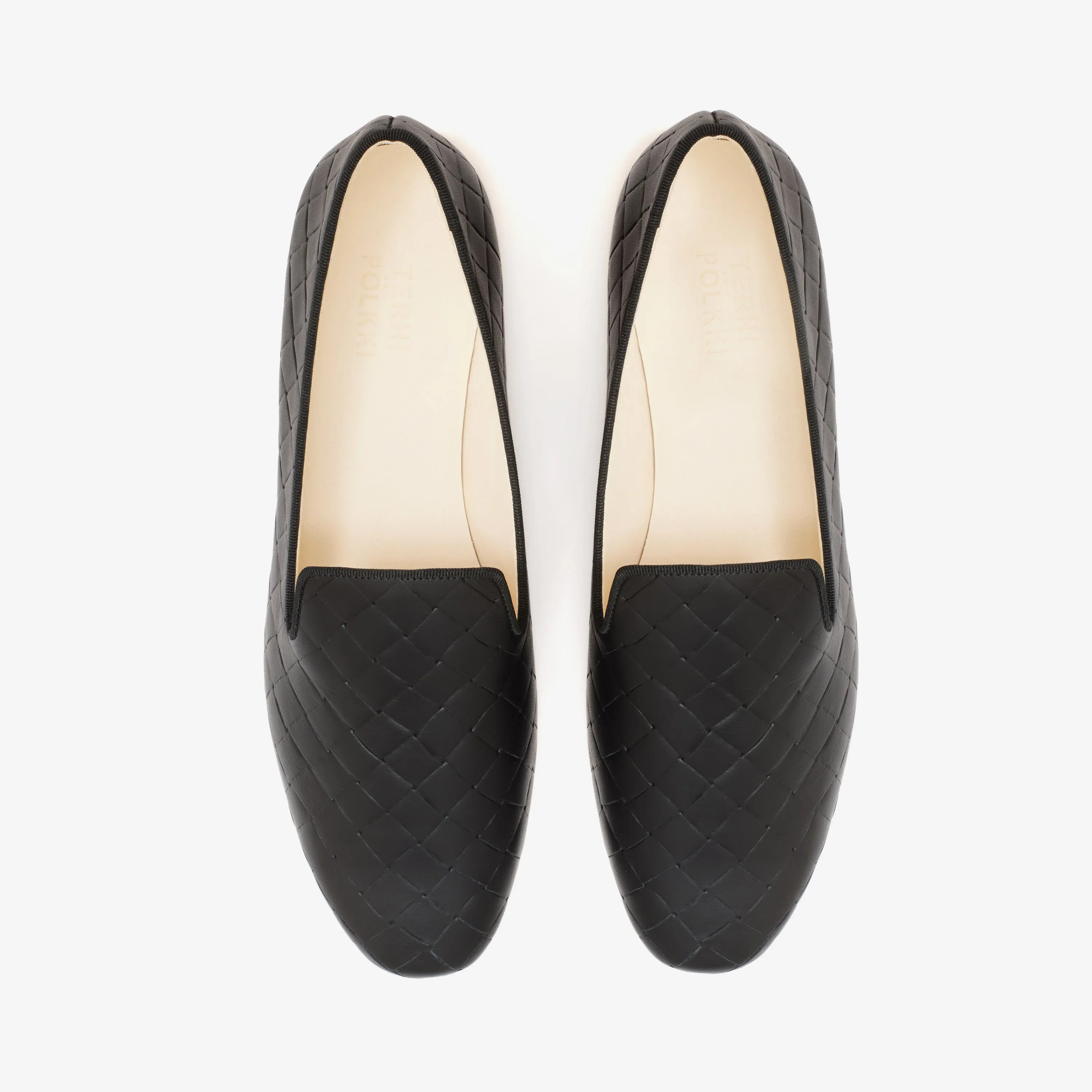 Vincent weaved loafer black