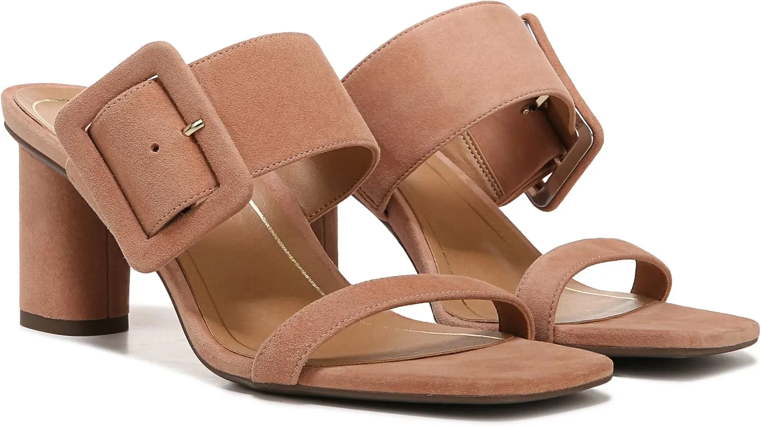 Vionic Women's Garnet Brookell Round Heel Mule - Supportive Adjustable Strap Sandals That Includes an Orthotic Insole and Cushioned Outsole for Arch Support, Medium Fit, Sizes 5-11