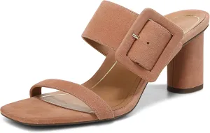 Vionic Women's Garnet Brookell Round Heel Mule - Supportive Adjustable Strap Sandals That Includes an Orthotic Insole and Cushioned Outsole for Arch Support, Medium Fit, Sizes 5-11