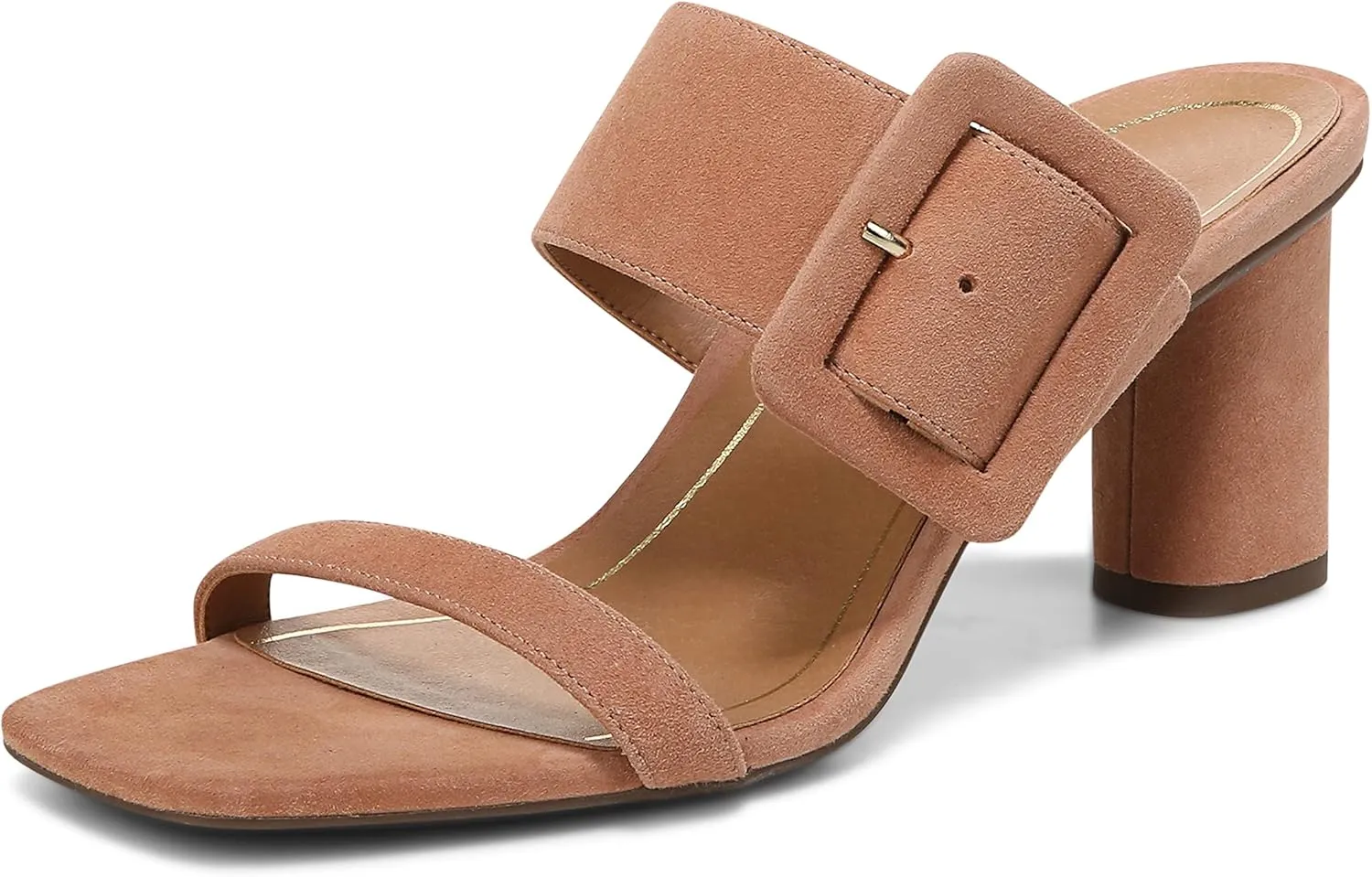 Vionic Women's Garnet Brookell Round Heel Mule - Supportive Adjustable Strap Sandals That Includes an Orthotic Insole and Cushioned Outsole for Arch Support, Medium Fit, Sizes 5-11