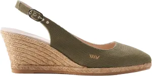 VISCATA Palomera Women's Sandals Espadrille Canvas Slingback Buckle Wedges