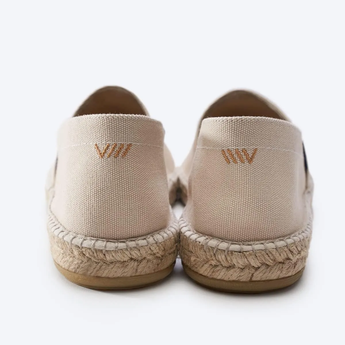 VISCATA Sitges Espadrille Canvas Spain Handmade Men's Shoes with Breathable Organic Cotton Canvas 100% Natural Jute Midsole and Durable Rubber Sole for All Casual Occasions