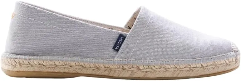 VISCATA Sitges Espadrille Canvas Spain Handmade Men's Shoes with Breathable Organic Cotton Canvas 100% Natural Jute Midsole and Durable Rubber Sole for All Casual Occasions
