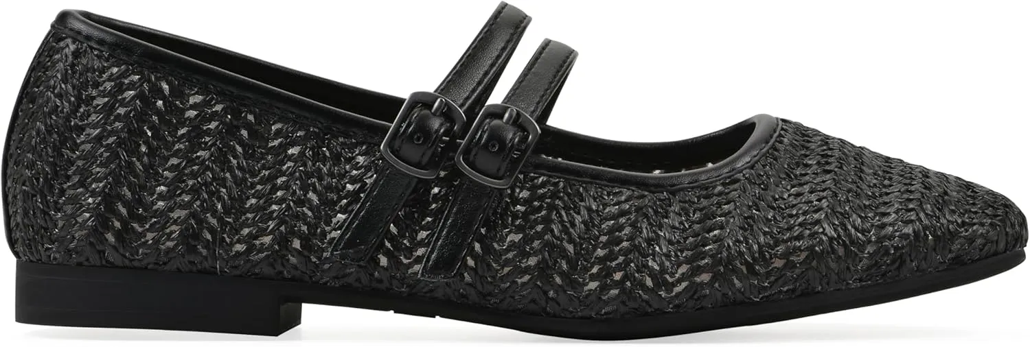 WHITE MOUNTAIN Women's Bocage Double-Strap Flat