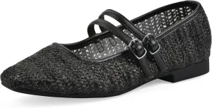 WHITE MOUNTAIN Women's Bocage Double-Strap Flat
