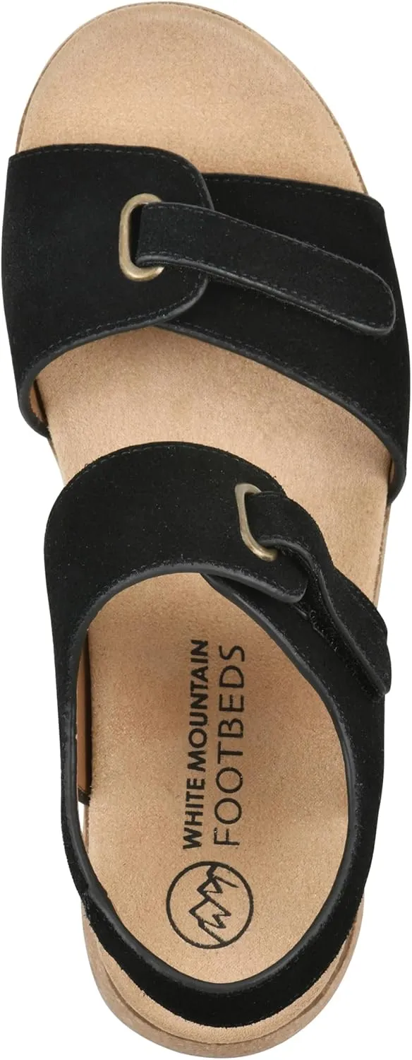 WHITE MOUNTAIN Women's Gelato Mini-Wedge Sandal