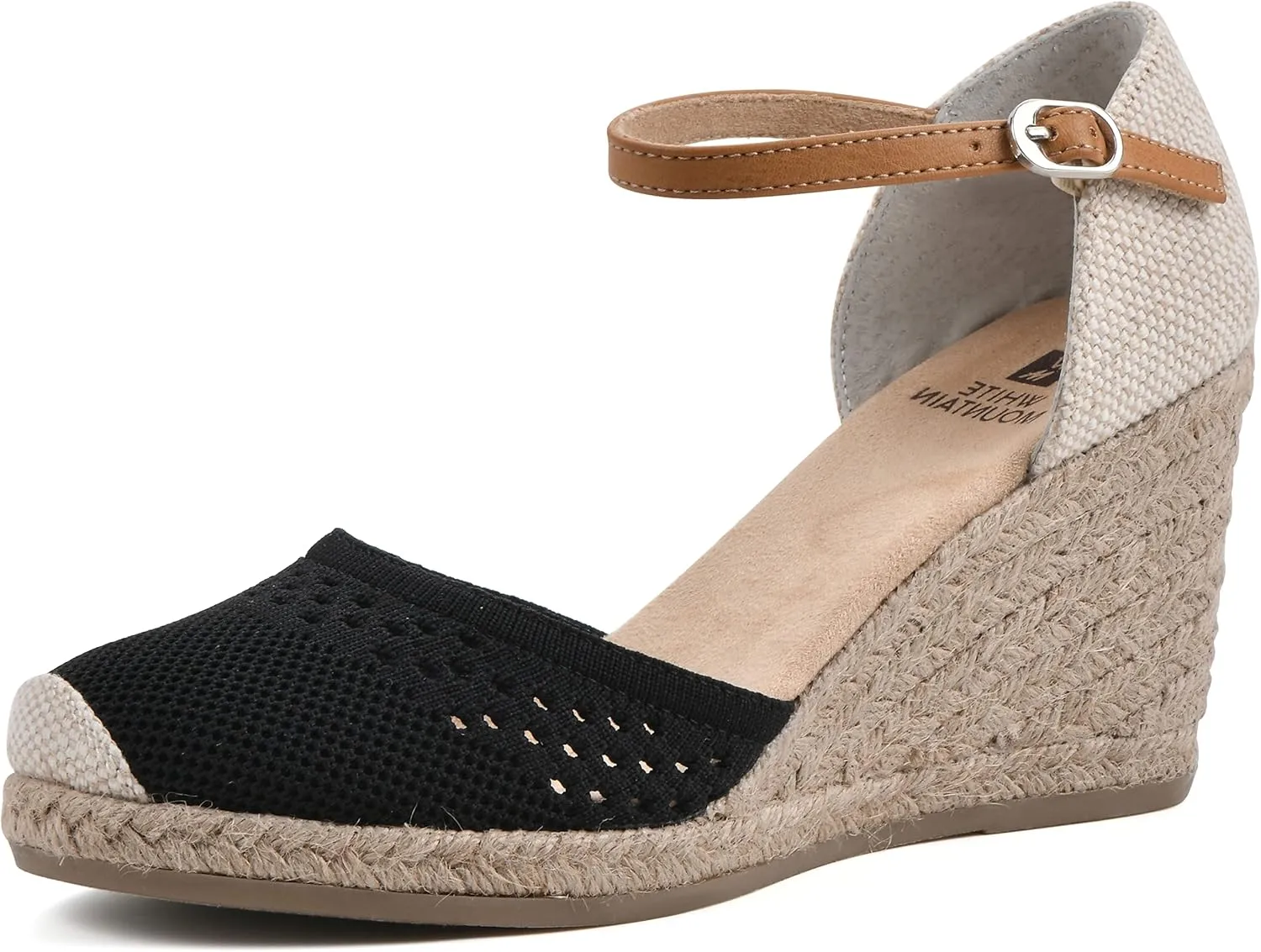 WHITE MOUNTAIN Women's Maven Espadrille Wedge Sandal