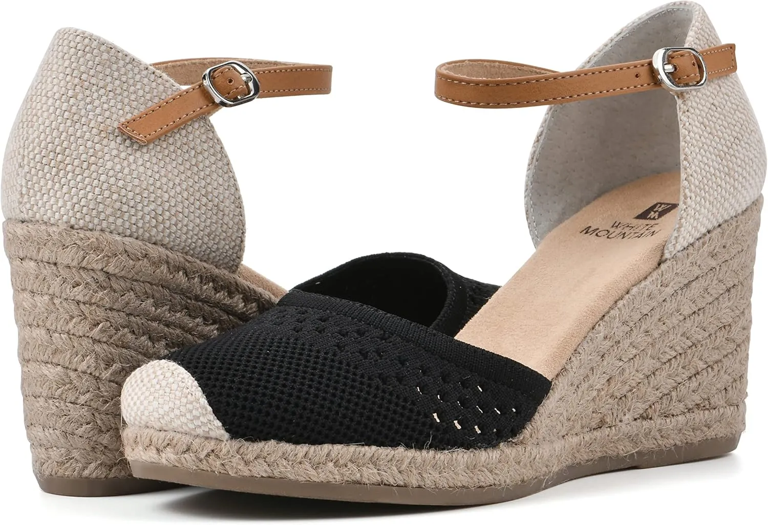WHITE MOUNTAIN Women's Maven Espadrille Wedge Sandal
