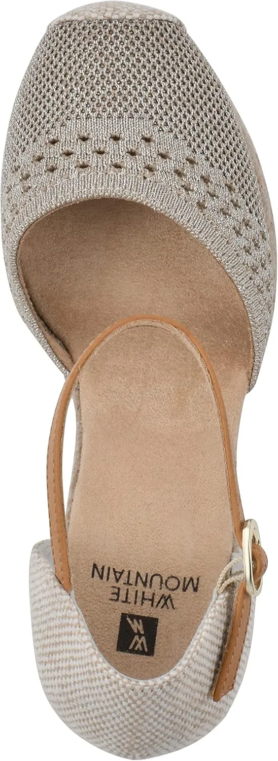 WHITE MOUNTAIN Women's Maven Espadrille Wedge Sandal