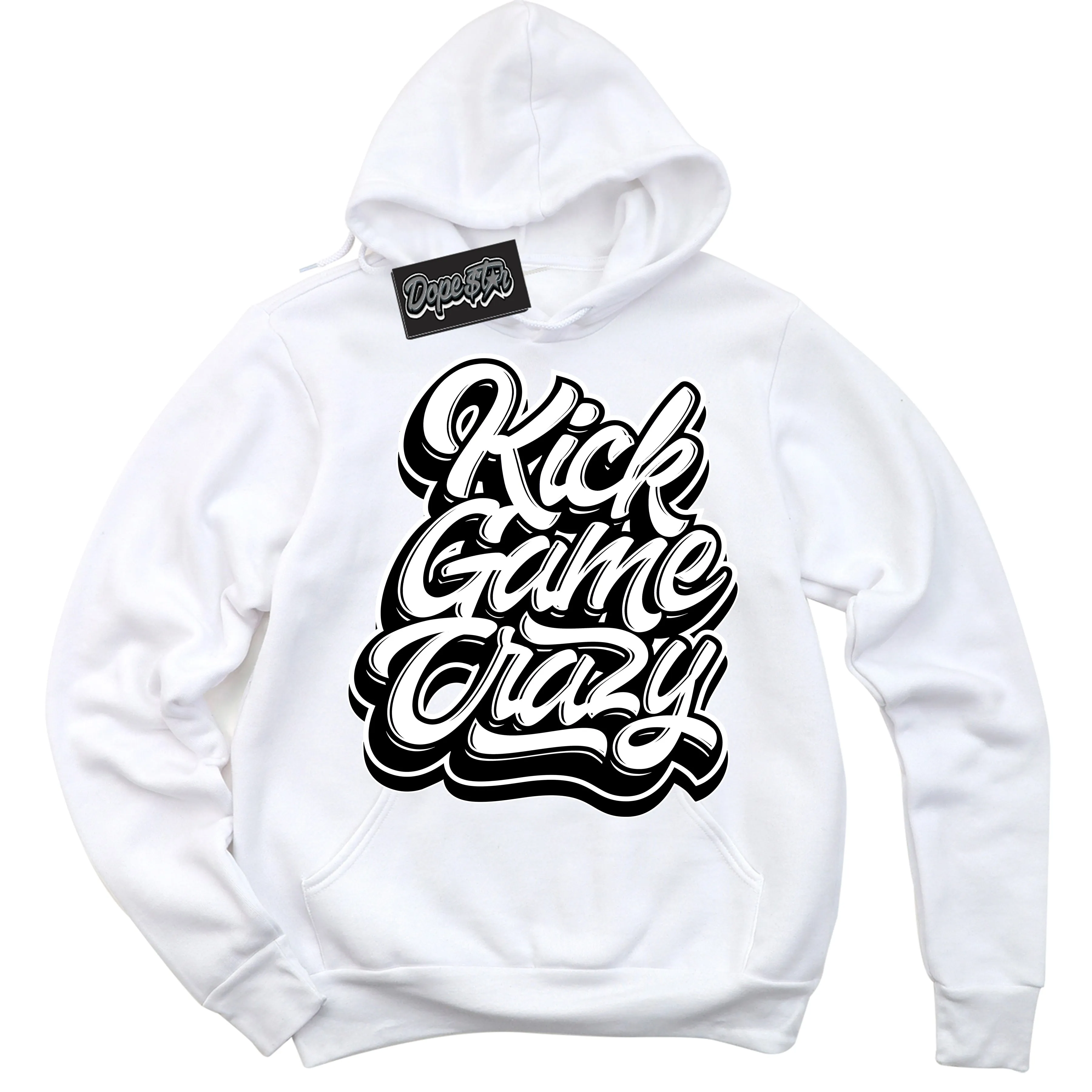 White Thunder 4s Sneaker Hoodie Kick Game Crazy Graphic
