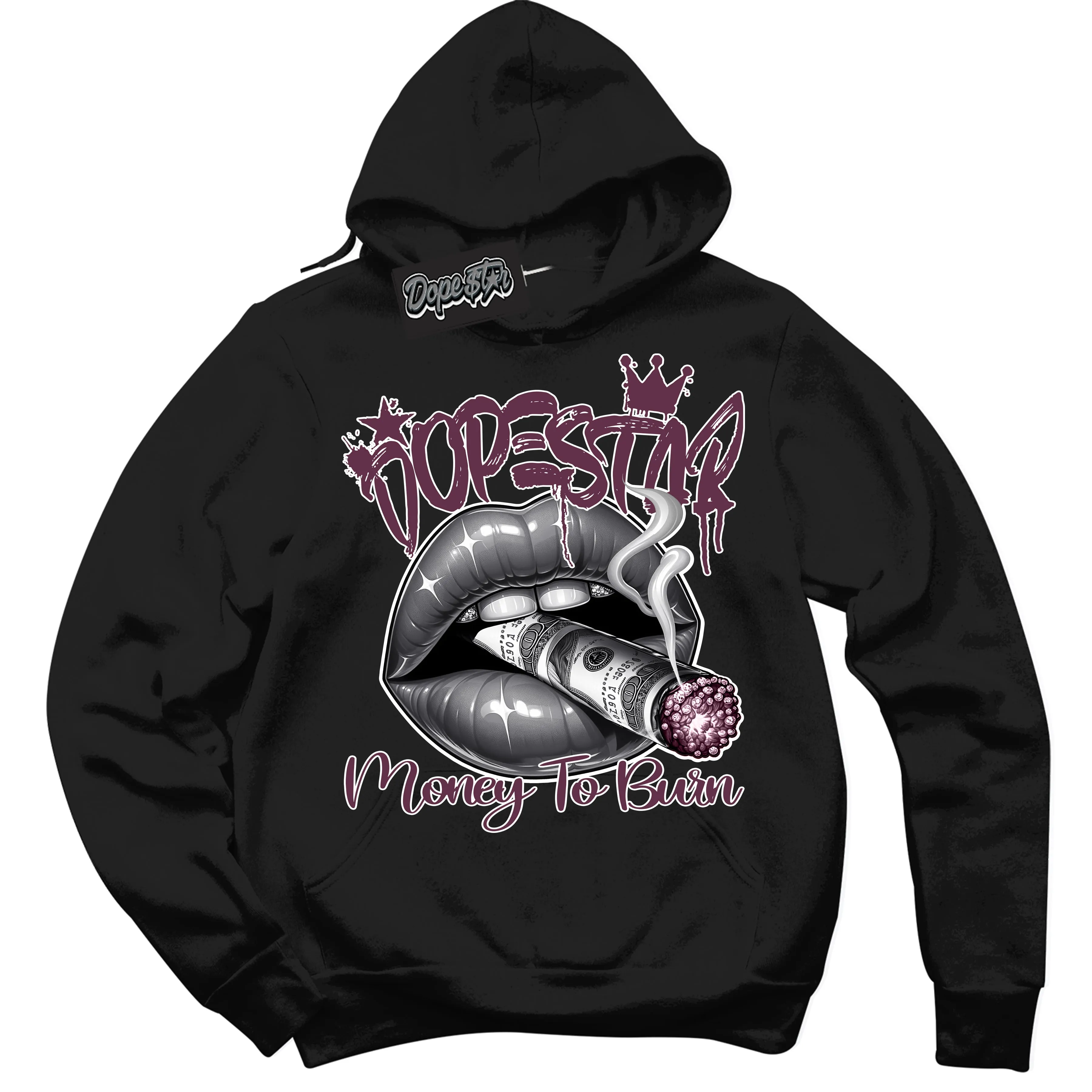 White Viotech Dunks Sneaker Hoodie Money To Burn Graphic