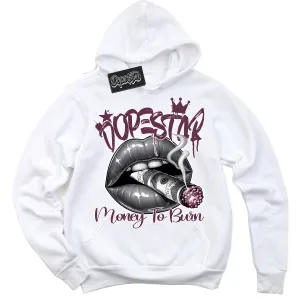 White Viotech Dunks Sneaker Hoodie Money To Burn Graphic