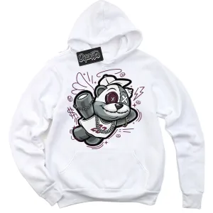 White Viotech Dunks Sneaker Hoodie Slam Dunk Bear Graphic