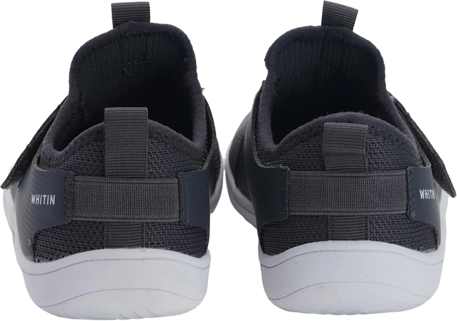 WHITIN Little/Big Kid Wide Width Barefoot Shoes | Boys/Girls Minimalist Elastic Opening Sneakers | Flexible- Zero Drop Sole