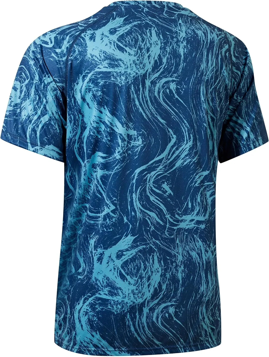 Willit Men's Rashguard Swim Shirt Short Sleeve UPF 50  Sun Protection Shirt SPF Quick Dry Water Shirt