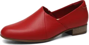 Women's Classic Comfort Dress Shoes Casual Leather Loafers Flats Cute Versatile Slip-Ons Everyday Work Shoes