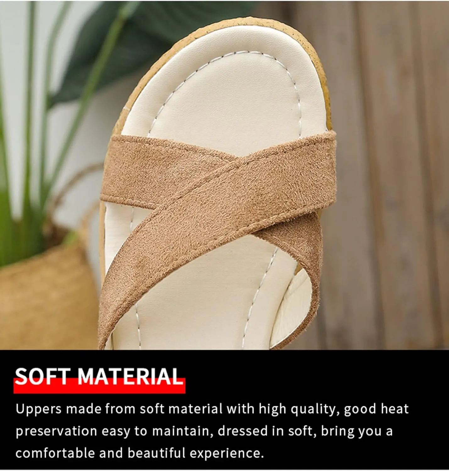 Womens Ladies Gladiator Platform Peep Toe High Heel Wedge Sandals Summer High Heel Sandals Espadrille Buckle Ankle Strap Beach Shoes,Brown,US11/EU42