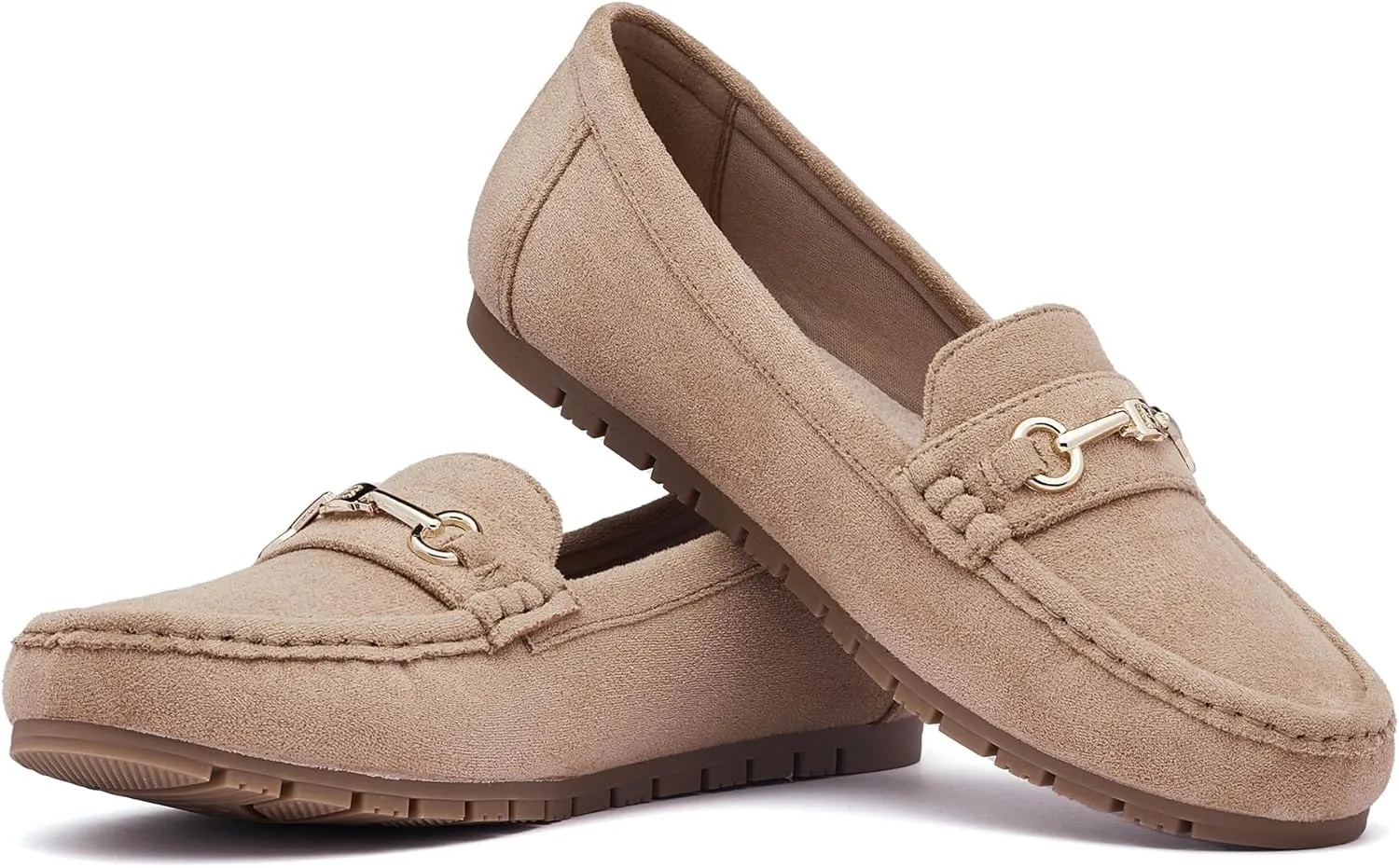 Women's Loafers Casual Slip on Flat Shoes Womens Penny Loafers Moccasions Comfort Dressy Work Shoes