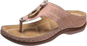 Womens Orthopedic Sandals with Arch Support Summer Open Toe Dressy Shoes Wedge Platforms Casual Office Shoes