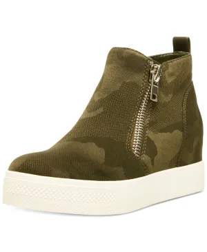 Women's Sneakers Wedge Worldwide shipping Bootie Madden Boot Platform Multi-device compatible Steve Ankle Camouflage Wedgie